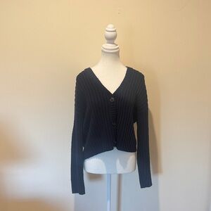 American Eagle Outfitters Deep Blue Cardigan